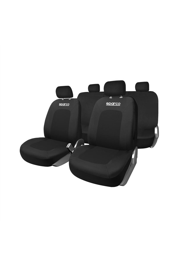 Car Seat Covers Sparco Sport Black