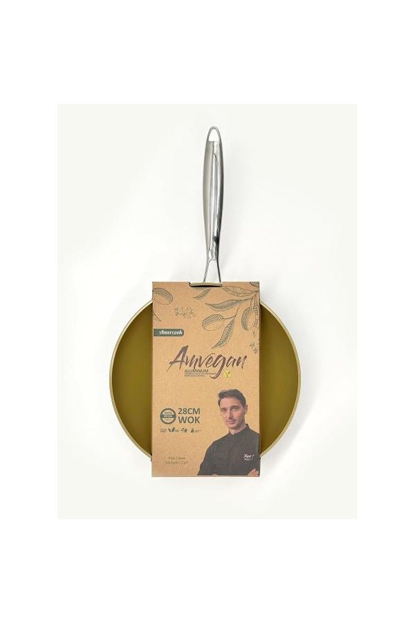 Wok Pan Amercook AMVegan By Fran López Ø 28 cm