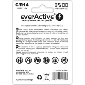 Батарейки EverActive R14/C 1,2 V