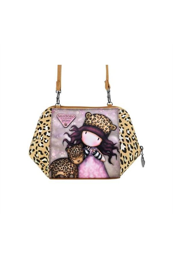 Shoulder Bag Gorjuss Leopard (26 x 15