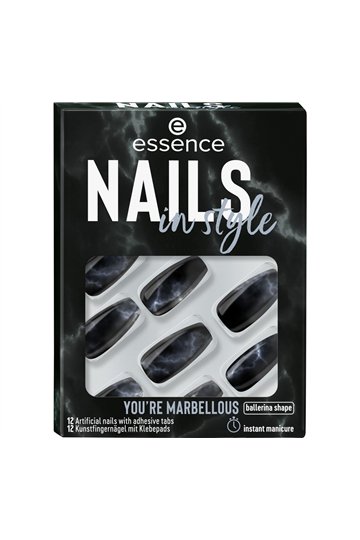 Essence Cosmetics Nails In Style Uñas Artificiales 17-You're Marbellous 12 U