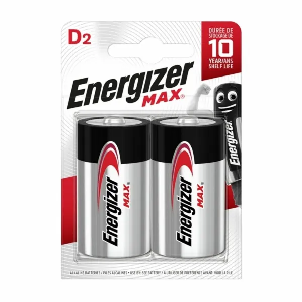 Батарейки Energizer MAX – D 1,5 V (2 штук)