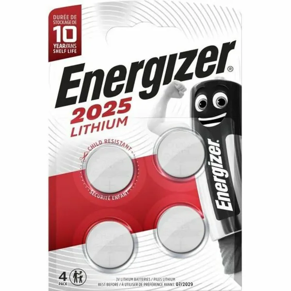 Батарейки Energizer CR2025 3 V CR2025 (4 штук)