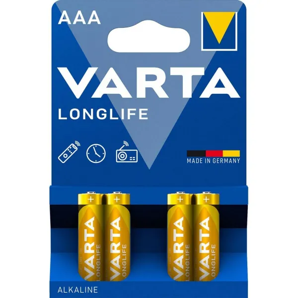 Щелочные батарейки Varta 4103 1,5 V AAA (4 штук)