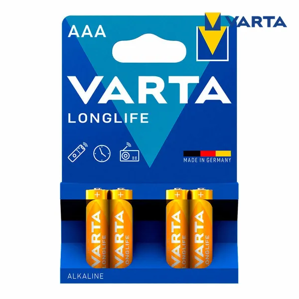 Щелочные батарейки Varta 4103 1,5 V AAA (4 штук)