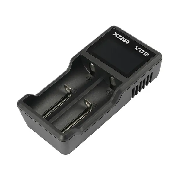 Battery charger Xtar VC2 Litio Ion Batteries x 2