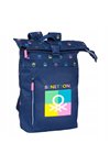 Laptop Backpack Benetton Cool Navy Blue 28 x 42 x 13 cm