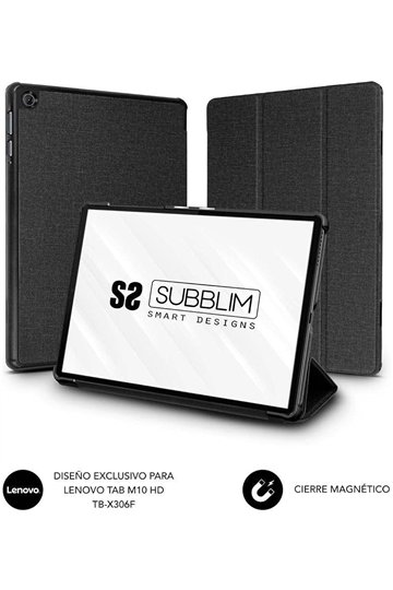 Tablet cover Subblim M10 HD TB-X306F Black 10