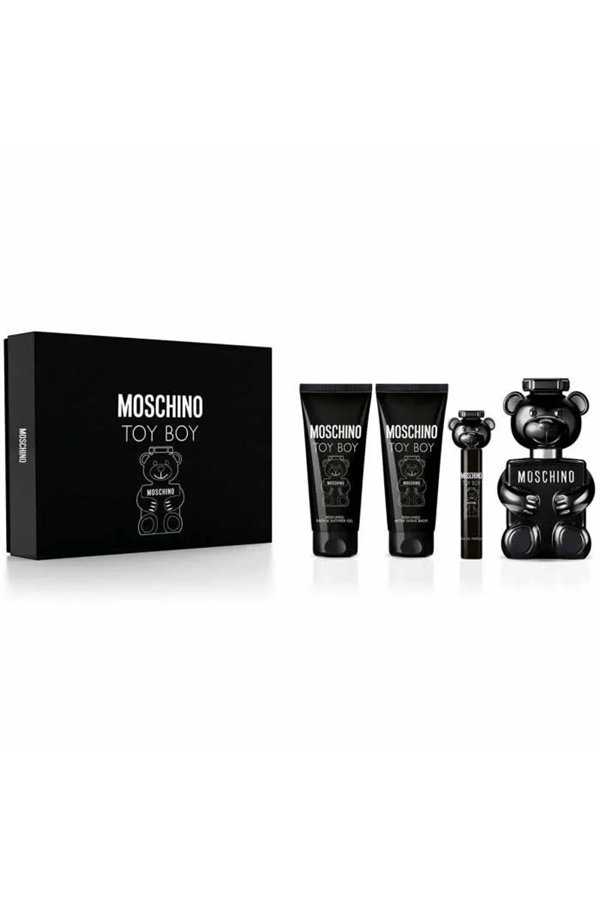Moschino Toy Boy Eau de Parfum -tuoksusuihke 100 ml, 4 kappaleen setti