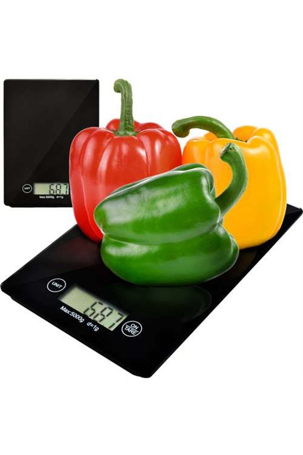 Flat kitchen scale