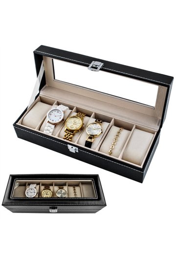 Watch organizer 6 compartments