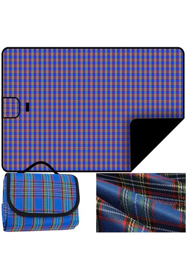 Piknikmatto 145x180 perus - sininen