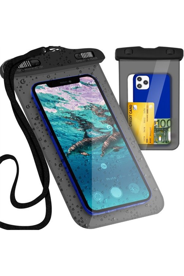 Waterproof Phone Case - Black