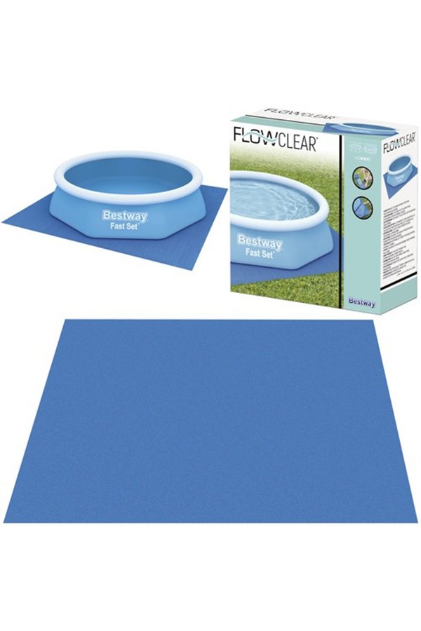 Protective flooring for removable swimming pools Shine Inline 274 x 274 cm