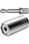 Universal socket - socket wrench 7-19mm