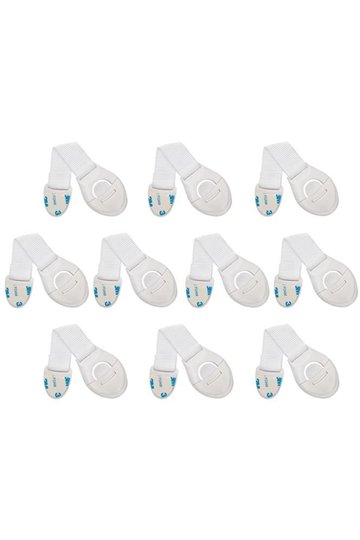 Security - lock for cabinets 10 pcs. white