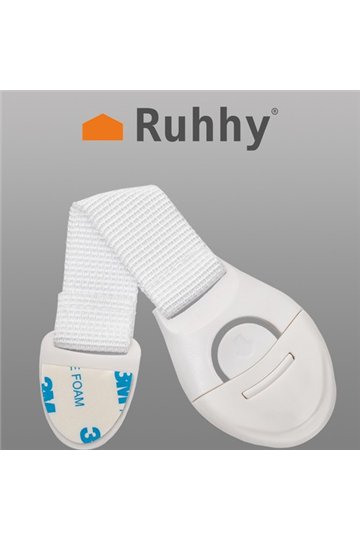 Security - lock for cabinets 10 pcs. white