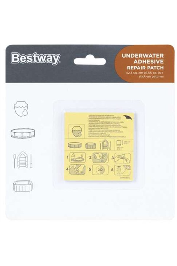 Baseina remonta plāksteru komplekts - BESTWAY 62091