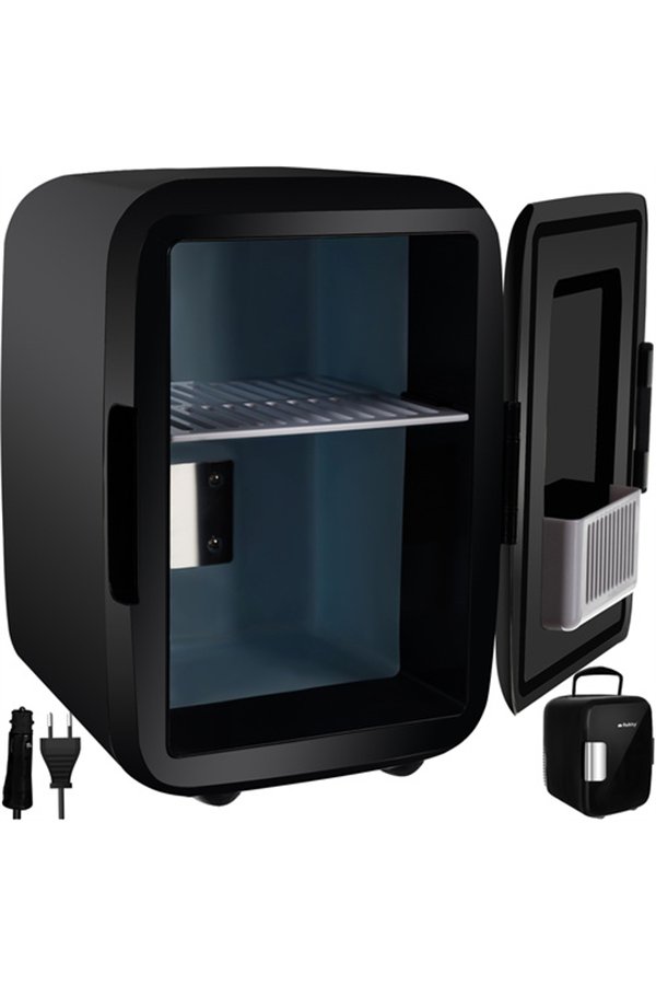 4 litran matkakylmälaukku - musta