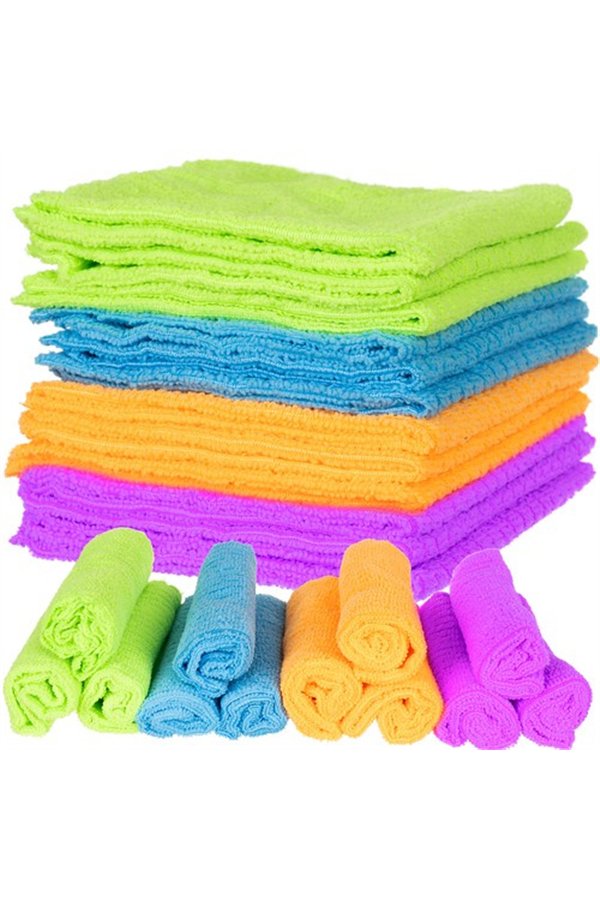 Microfiber cloths - set of 12