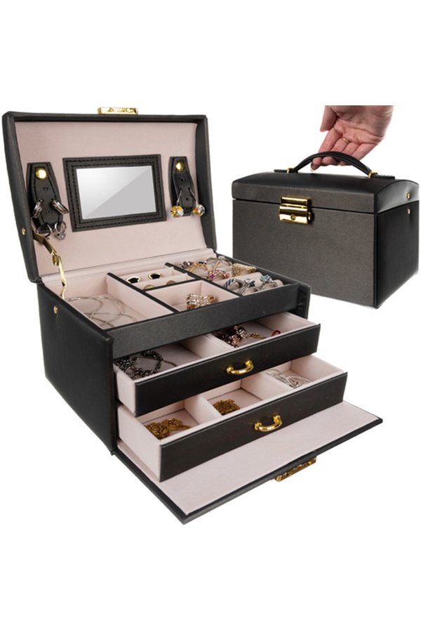 Jewelry box/case - black