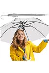 Transparent white umbrella