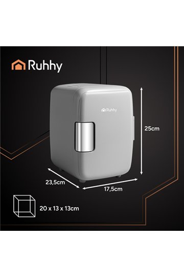 4L travel fridge - white