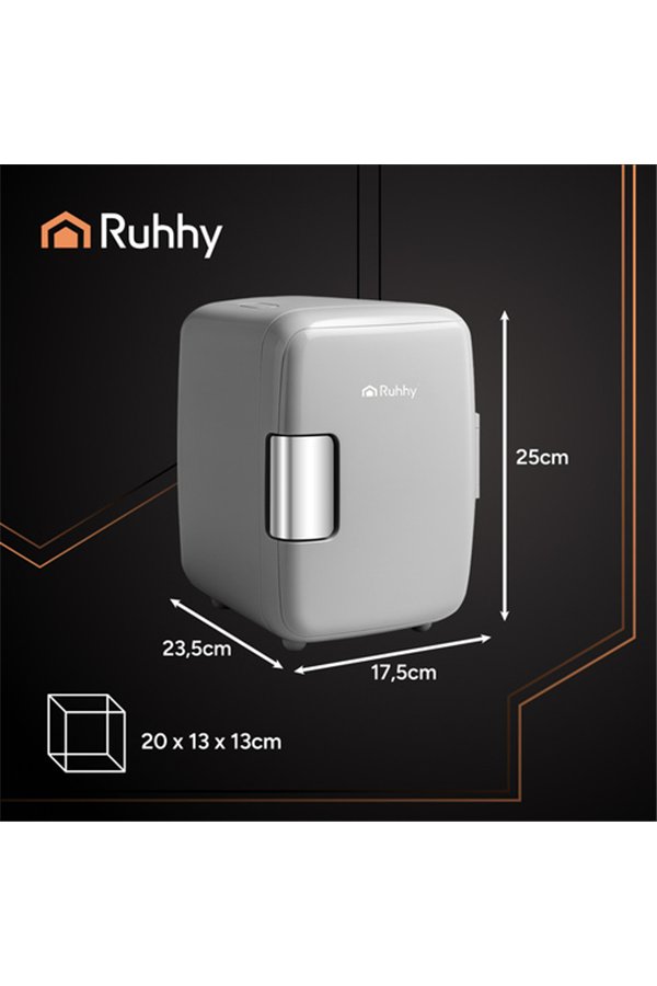 litru ceļojumu ledusskapis - balts