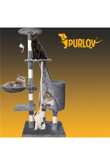 Cat tree 118cm gray