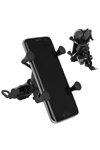 Motorcycle phone holder with charger