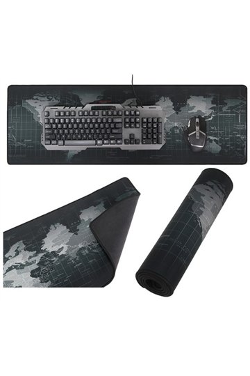 Mouse pad keyboard gray