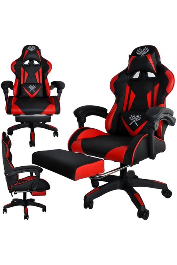 Gaming Chair - Black and Red Dunmoon