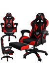 Gaming Chair - Black and Red Dunmoon