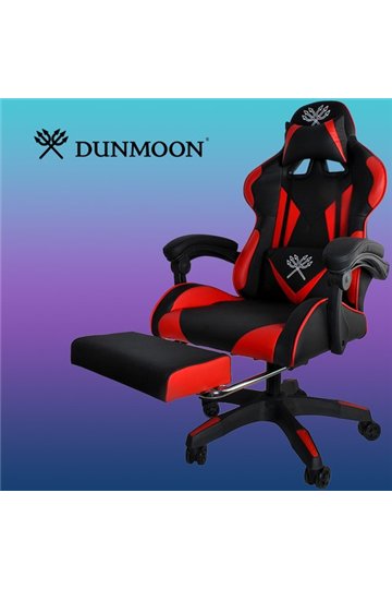 Gaming Chair - Black and Red Dunmoon