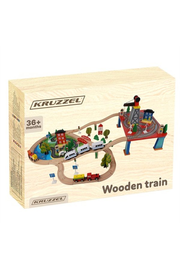 Wooden train - battery operated train