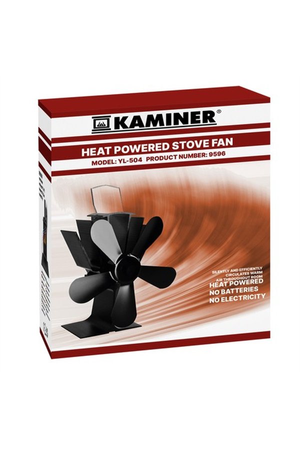 5-blade fireplace fan