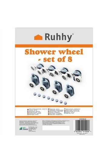 Shower cabin wheels set of 8 KK9646