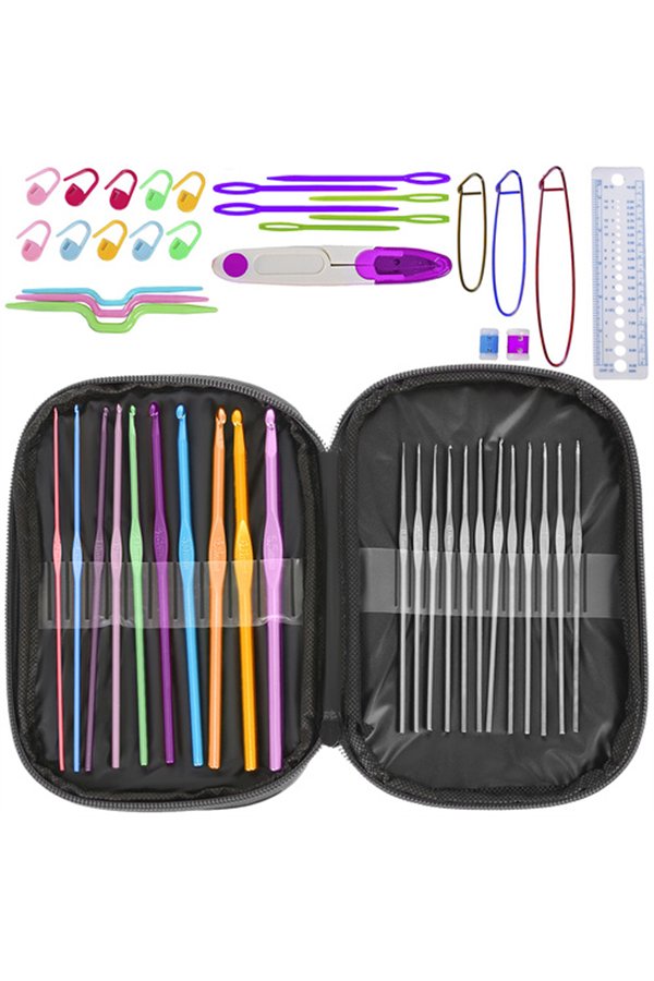 Set of 50 crochet hooks
