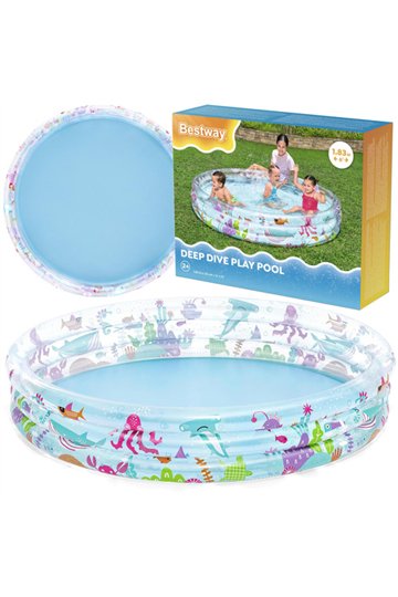Pripučiamas vaikiškas baseinas Bestway Tamsiai mėlyna 183 x 33 cm