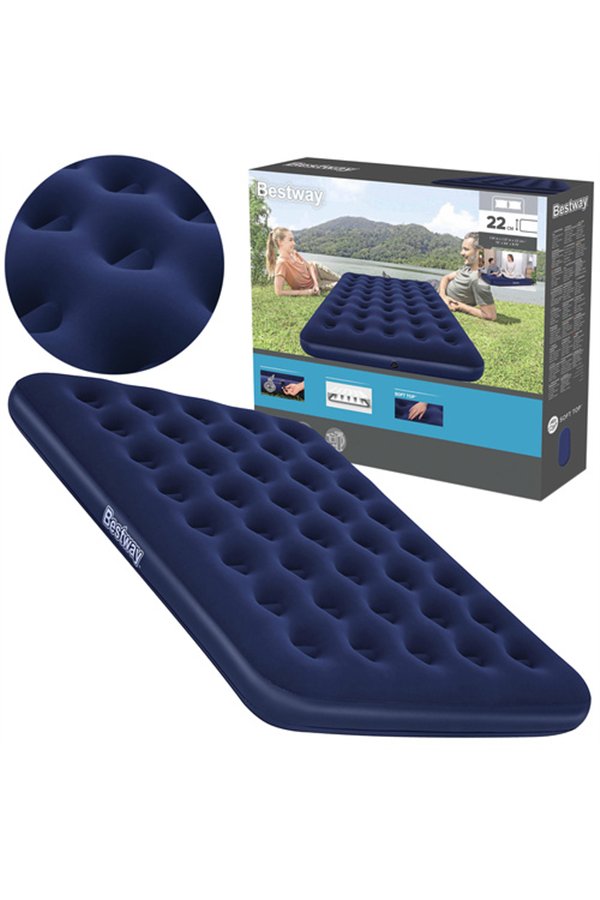 Dvigubas čiužinys 191 x 137 x 22 cm BESTWAY 67002