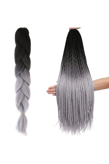 Synthetic hair ombre braids sz/sz W10345