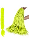 Synthetic hair braids - neon