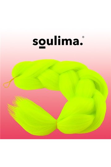 Synthetic hair braids - neon