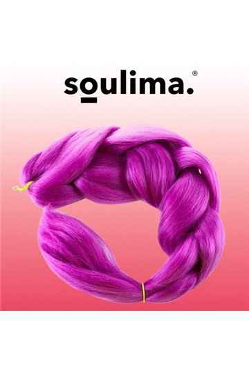 Sintētiskās matu bizes - violetas