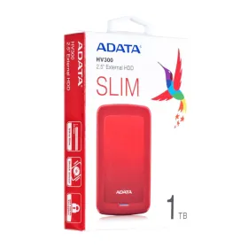 Ulkoinen kovalevy Adata HV300 Punainen 1 TB HDD