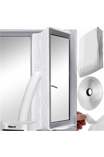 Window seal for portable air conditioner