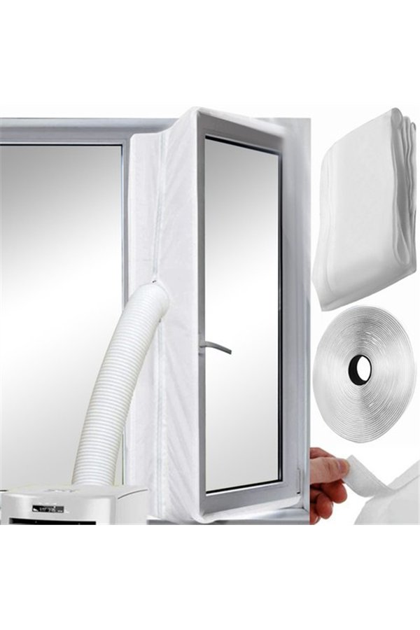 Window seal for portable air conditioner