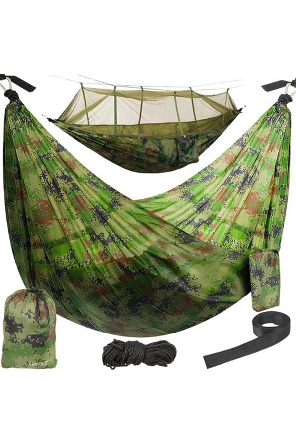 Santiago Army Tourist Hammock 260x140cm Net