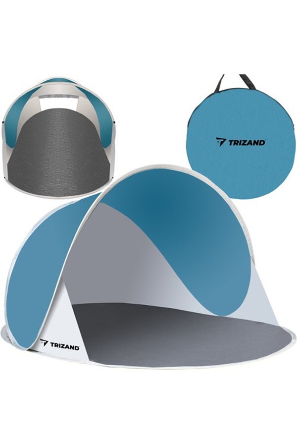 Beach tent 145x100x70cm - turquoise - white