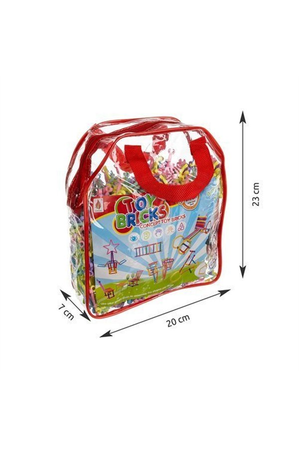 Kloķi - salmiņi - konstruktoru figūriņas - 1000 gab.